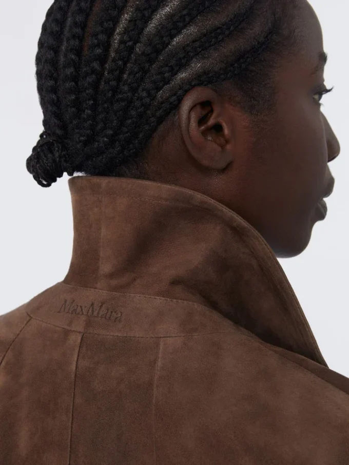 Suede jacket, brown