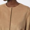 Suede jacket, hazelnut brown