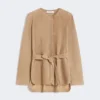 Suede jacket, hazelnut brown