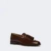 Tasselled leather loafers, cocoa Tasselled leather loafers, cocoa