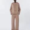 Technical cotton jersey sweatshirt, pink