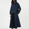 Technical fabric windbreaker, navy