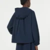 Technical fabric windbreaker, navy