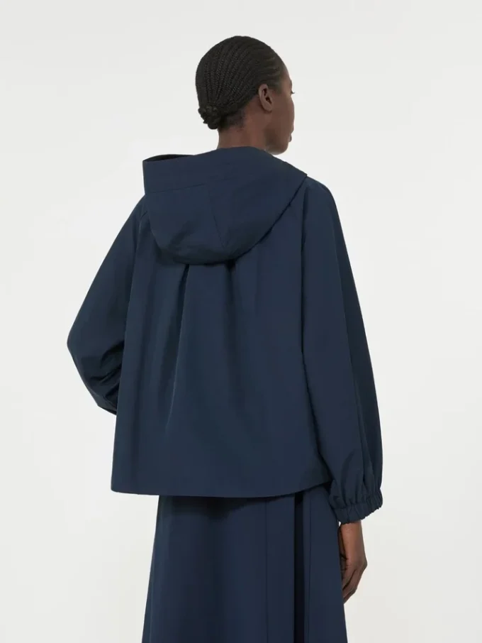 Technical fabric windbreaker, navy