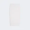 Technical jersey pencil skirt, optical white