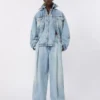 Two-piece denim jacket, midnightblue
