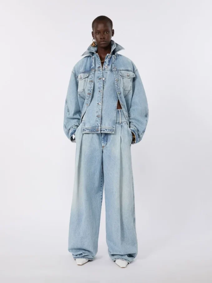 Two-piece denim jacket, midnightblue