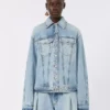 Two-piece denim jacket, midnightblue