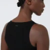 Viscose-blend yarn top, black