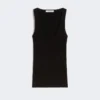 Viscose-blend yarn top, black