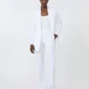 Viscose-blend yarn top, optical white