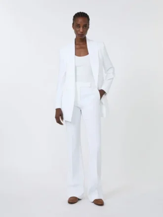 Viscose-blend yarn top, optical white