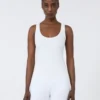 Viscose-blend yarn top, optical white