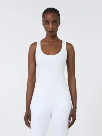 Viscose-blend yarn top, optical white