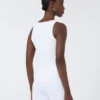 Viscose-blend yarn top, optical white
