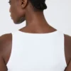 Viscose-blend yarn top, optical white