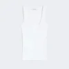Viscose-blend yarn top, optical white