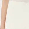 Viscose crepe knit trousers, ivory