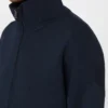 Viscose crepe yarn cardigan, ultramarine