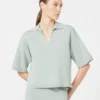 Viscose crepe yarn jumper, sage green Viscose crepe yarn jumper, sage green
