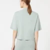 Viscose crepe yarn jumper, sage green Viscose crepe yarn jumper, sage green