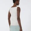 Viscose crepe yarn sleeveless jumper, pink Viscose crepe yarn sleeveless jumper, pink