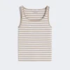 Viscose crepe yarn sleeveless jumper, pink Viscose crepe yarn sleeveless jumper, pink