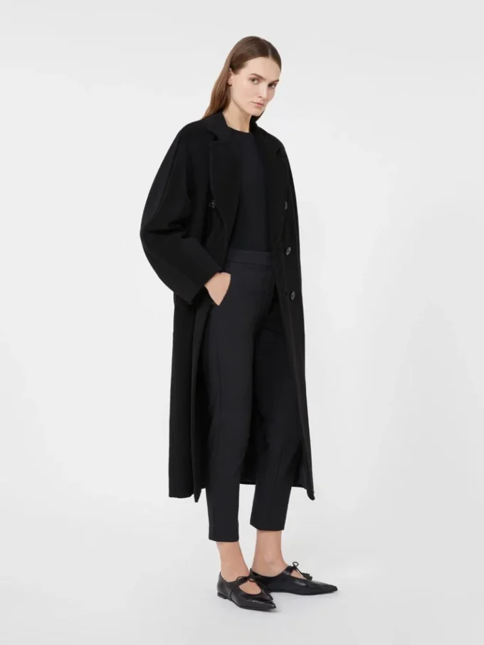 Viscose jersey trousers, black Viscose jersey trousers, black