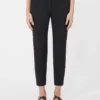 Viscose jersey trousers, black Viscose jersey trousers, black
