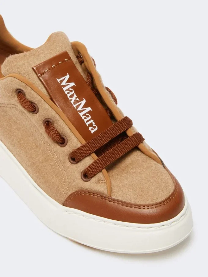 Water-repellent camel sneakers, camel Water-repellent camel sneakers, camel