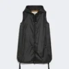 Water-repellent canvas gilet, black Water-repellent canvas gilet, black