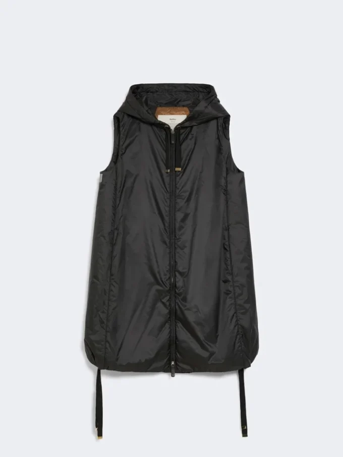 Water-repellent canvas gilet, black Water-repellent canvas gilet, black