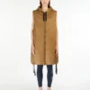 Water-repellent canvas gilet, caramel Water-repellent canvas gilet, caramel