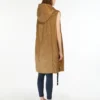 Water-repellent canvas gilet, caramel Water-repellent canvas gilet, caramel