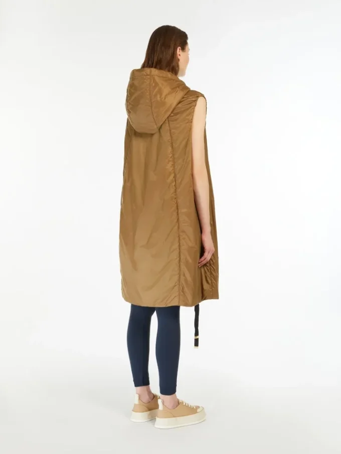 Water-repellent canvas gilet, caramel Water-repellent canvas gilet, caramel