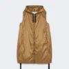 Water-repellent canvas gilet, caramel Water-repellent canvas gilet, caramel