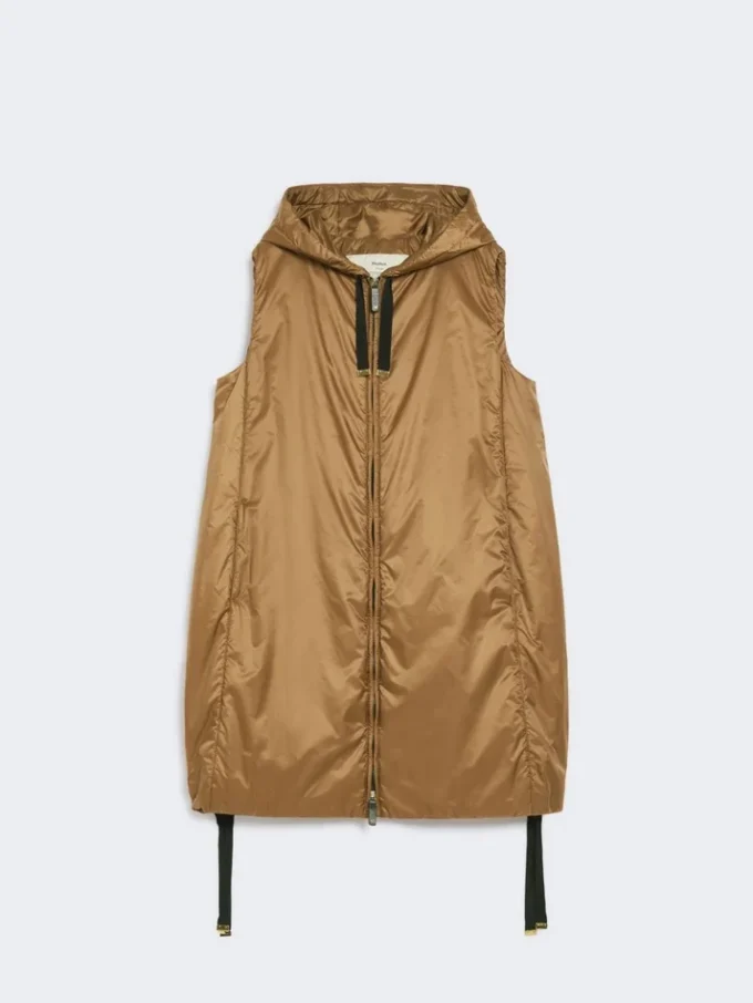 Water-repellent canvas gilet, caramel Water-repellent canvas gilet, caramel