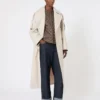 Water-repellent canvas padded jacket, hazelnut brown