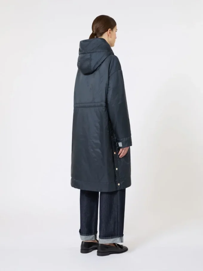 Water-repellent canvas padded parka, midnightblue Water-repellent canvas padded parka, midnightblue
