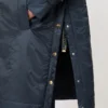 Water-repellent canvas padded parka, midnightblue Water-repellent canvas padded parka, midnightblue