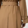 Water-repellent cotton-blend trench coat, brown Water-repellent cotton-blend trench coat, brown