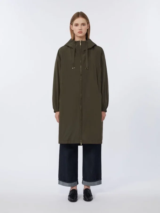 Water-repellent taffeta parka, green Water-repellent taffeta parka, green