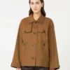 Water-repellent twill jacket, tobacco Water-repellent twill jacket, tobacco