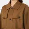 Water-repellent twill jacket, tobacco Water-repellent twill jacket, tobacco