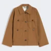 Water-repellent twill jacket, tobacco Water-repellent twill jacket, tobacco