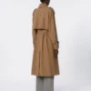 Water-repellent wool gabardine trench coat, brown Water-repellent wool gabardine trench coat, brown