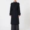 Water-repellent wool gabardine trench coat, ultramarine Water-repellent wool gabardine trench coat, ultramarine