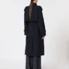 Water-repellent wool gabardine trench coat, ultramarine Water-repellent wool gabardine trench coat, ultramarine