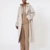 Wide-fit jersey trousers, camel