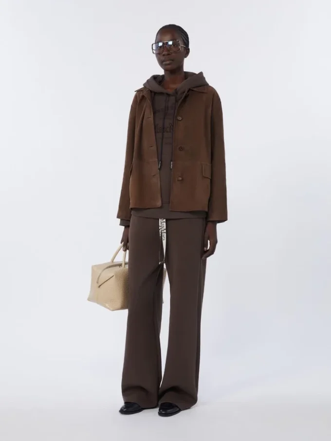 Suede jacket, brown